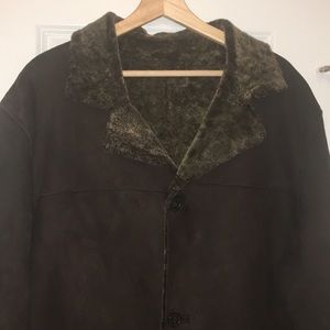 Lamb skin coat.